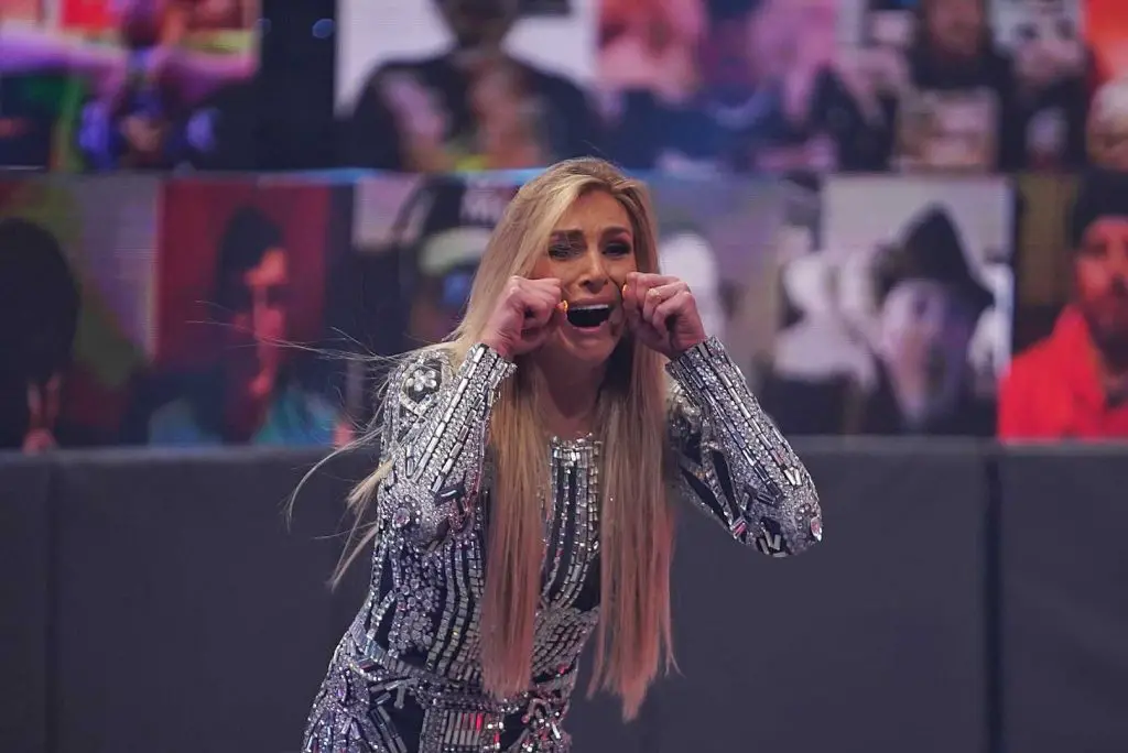 Charlotte Flair on Monday Night RAW. (WWE)