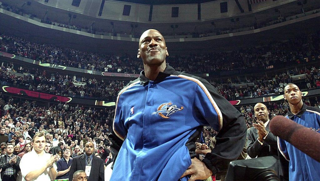 Michael Jordan played his final NBA seasons for the Washington Wizards
