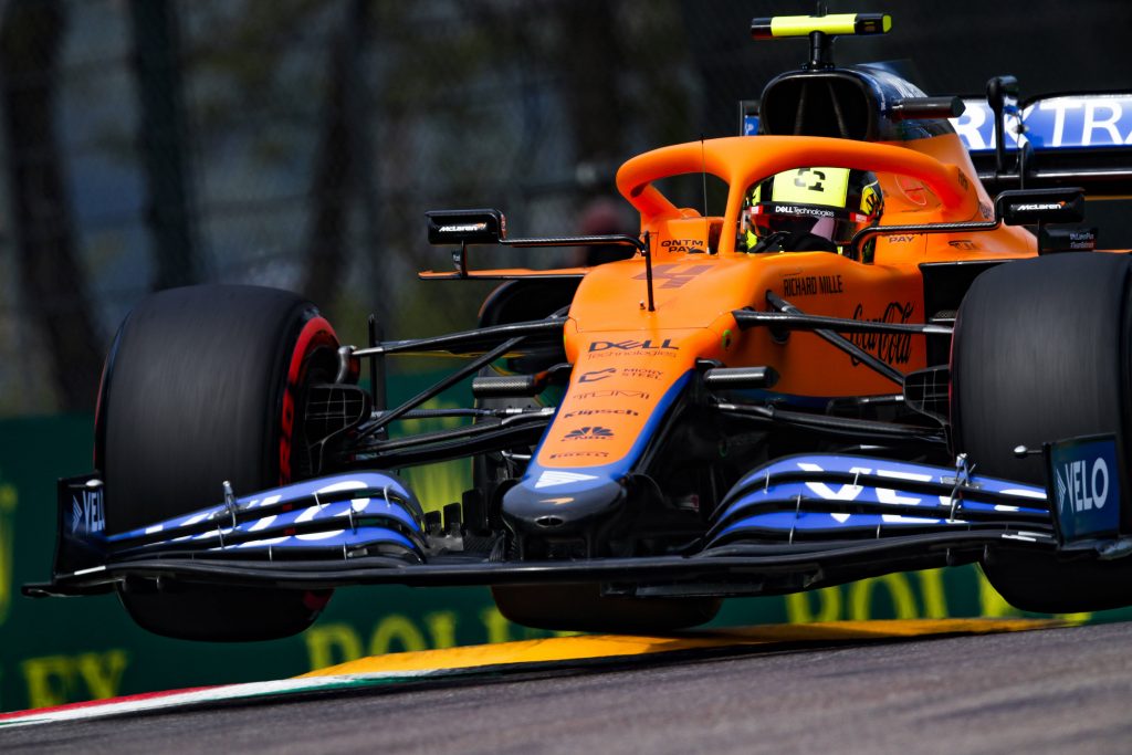 Lando Norris had his lap time deletedat the Imola GP 2021 qualifying