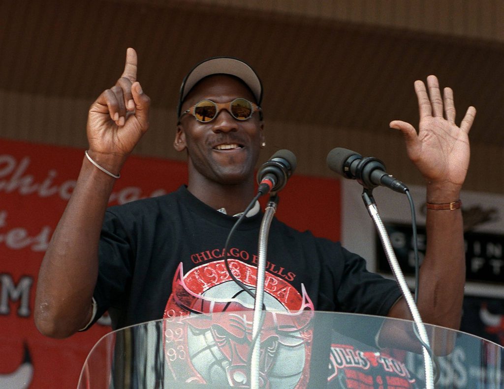 Michael Jordan won six NBA titles in his career