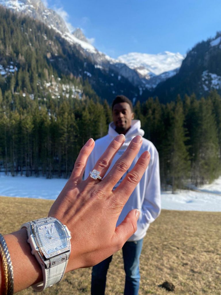 Elina Svitolina and Gael Monfils got engaged in April 2021
