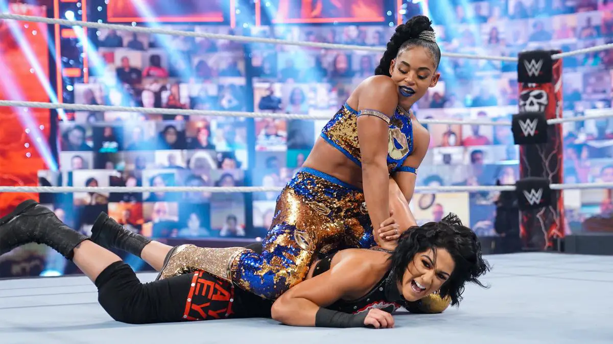 Bianca Belair and Bayley could end up meeting in a hair vs hair match