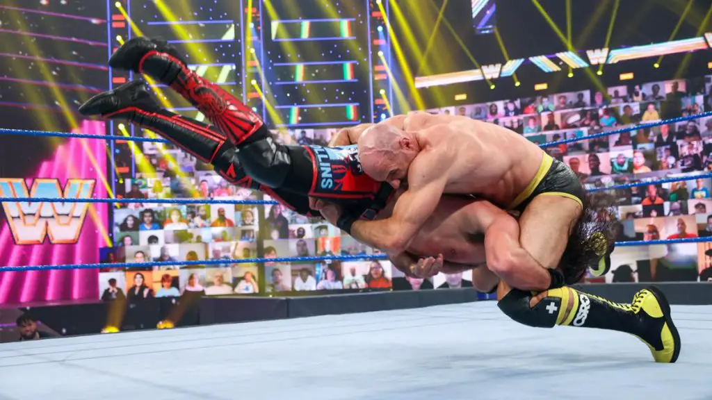 Cesaro defeated Seth Rollins at WrestleMania 37