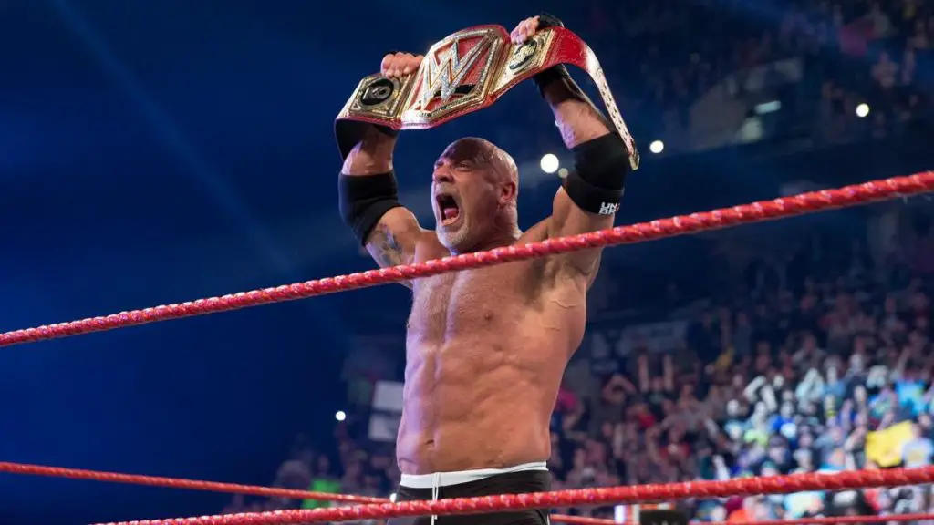 Goldberg won a plethora of titles during his time at WWE, but never the WWE championship.