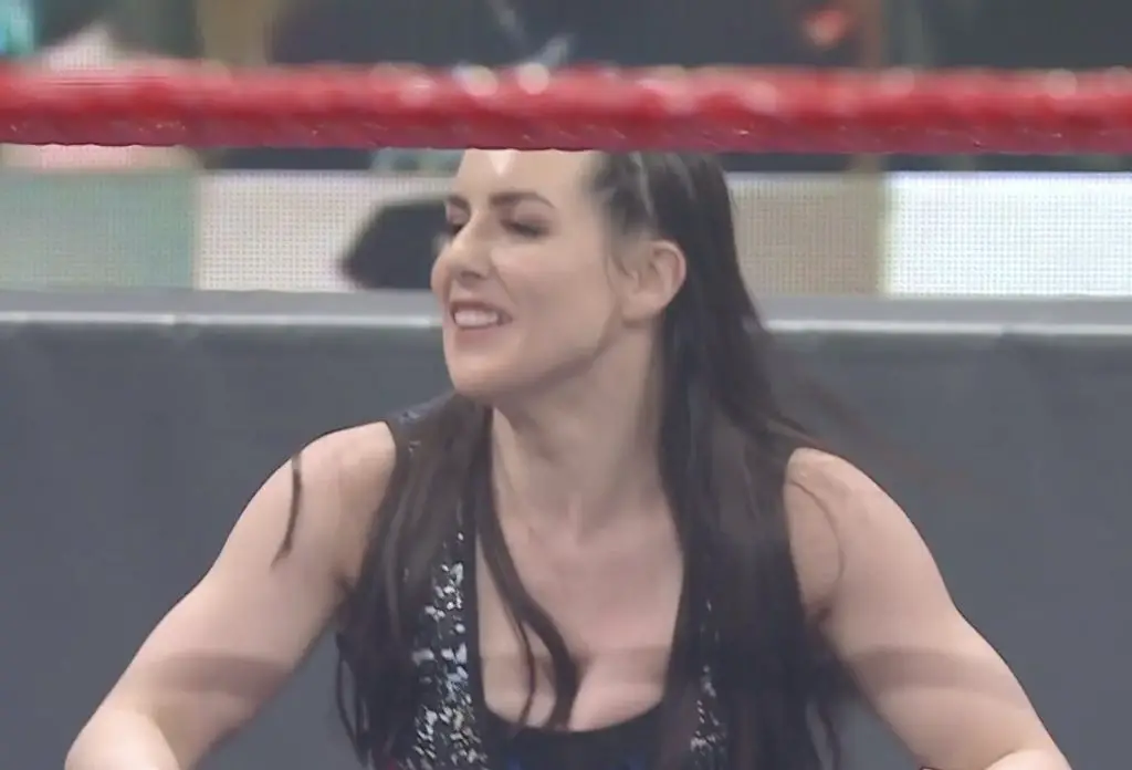 Nikki Cross was a lumberjack during the WWE RAW match last week between Damian Priest and John Morrison.