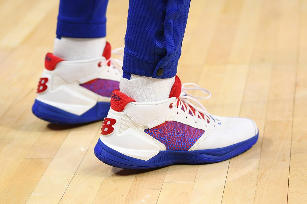 Kawhi Leonard is also known for his shoes on the court