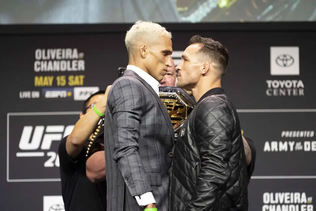 Charles Oliveira defeated Michael Chandler at UFC 262