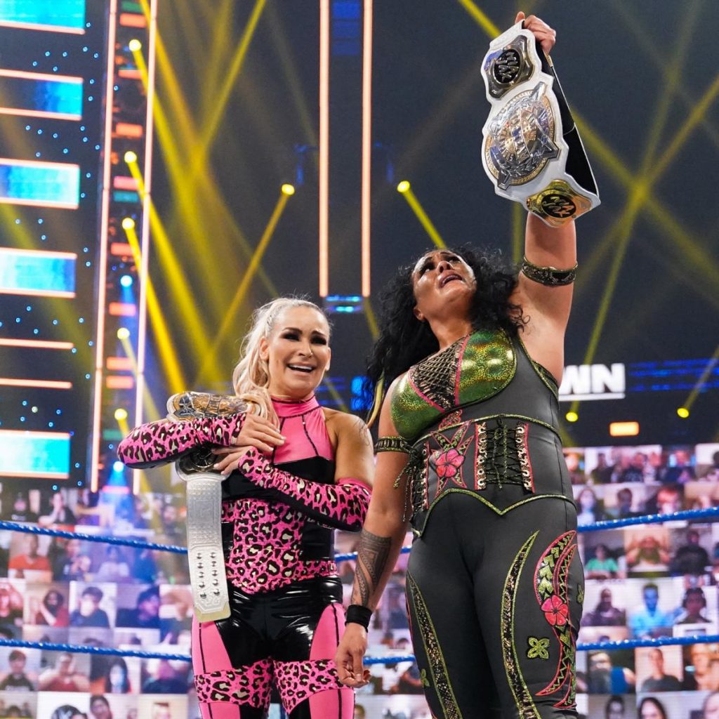 Tamina and Natalya finally won the WWE Women's tag titles