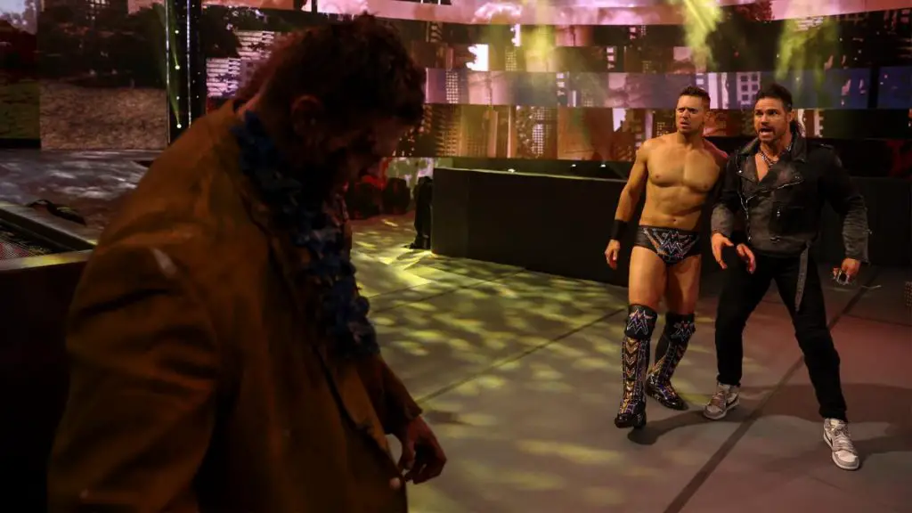 The Miz and John Morrison took part in a zombie lumberjack match at WrestleMania Backlash.