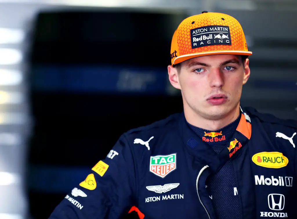 Max Verstappen had to use the shoes of Sergio Perez at the Azerbaijan GP