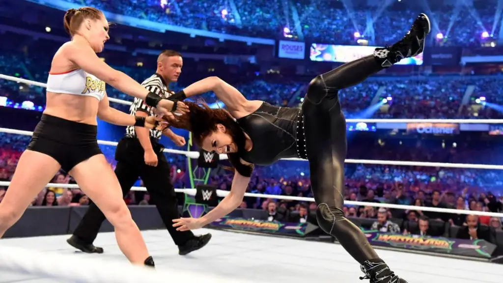 Ronda Rousey Stephanie McMahon WWE