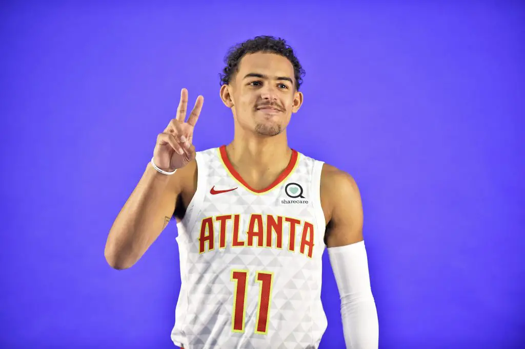 Trae Young header