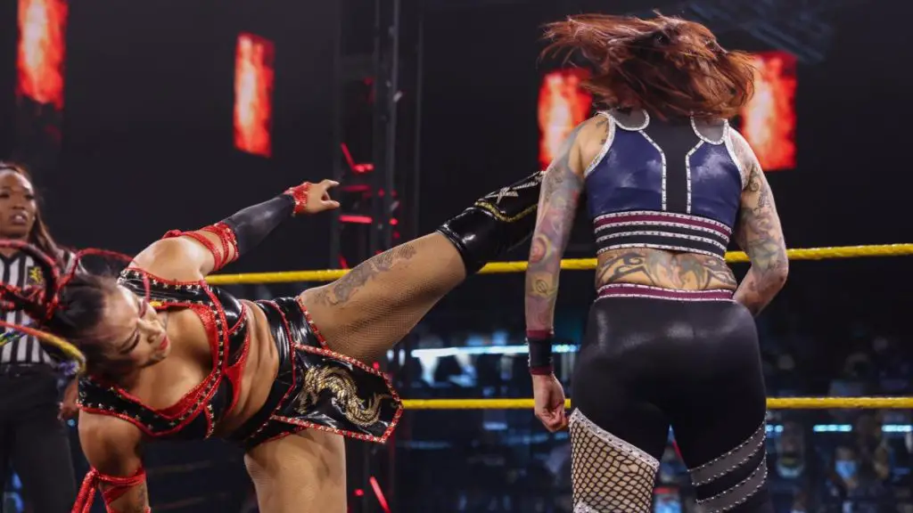 Mercedes Martinez picked up an injury on NXT