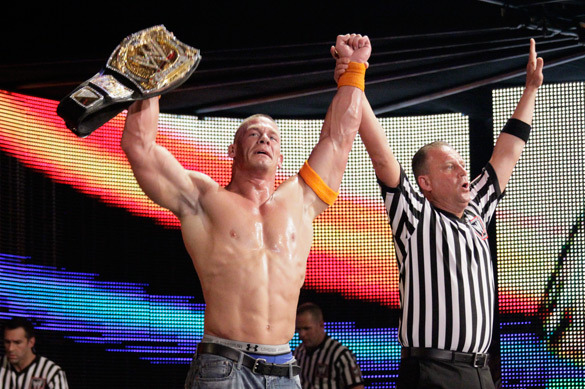 Cena is one Championship away from winning most World titles in WWE