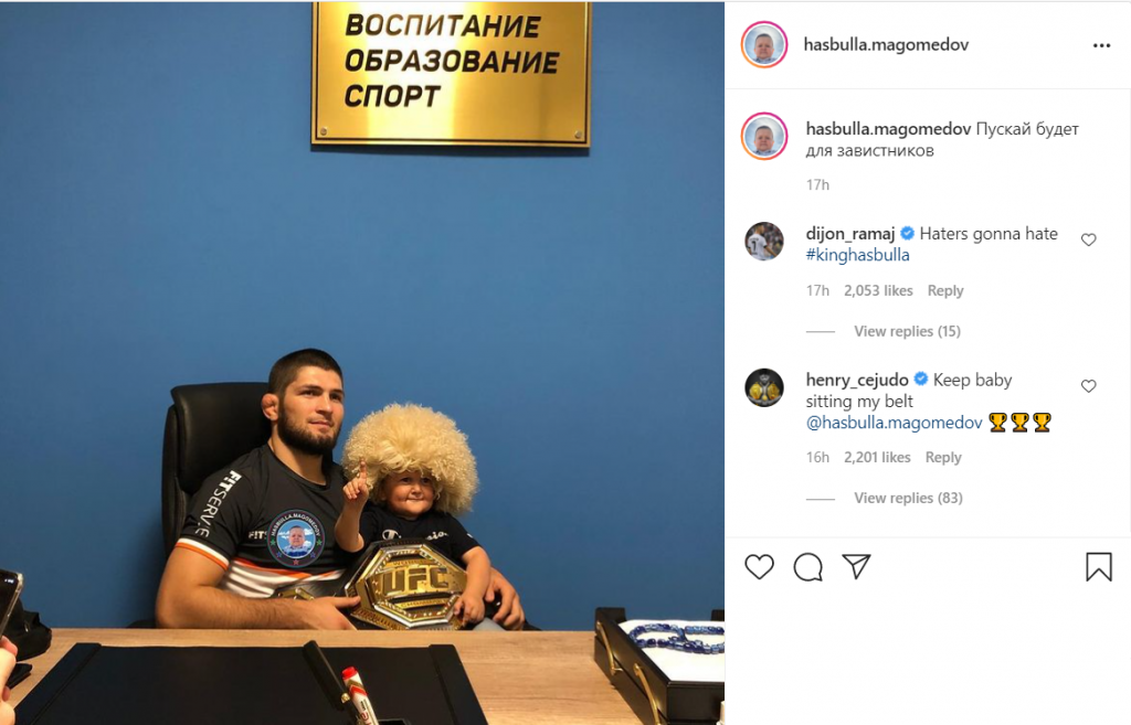 Khabib and Hasbulla