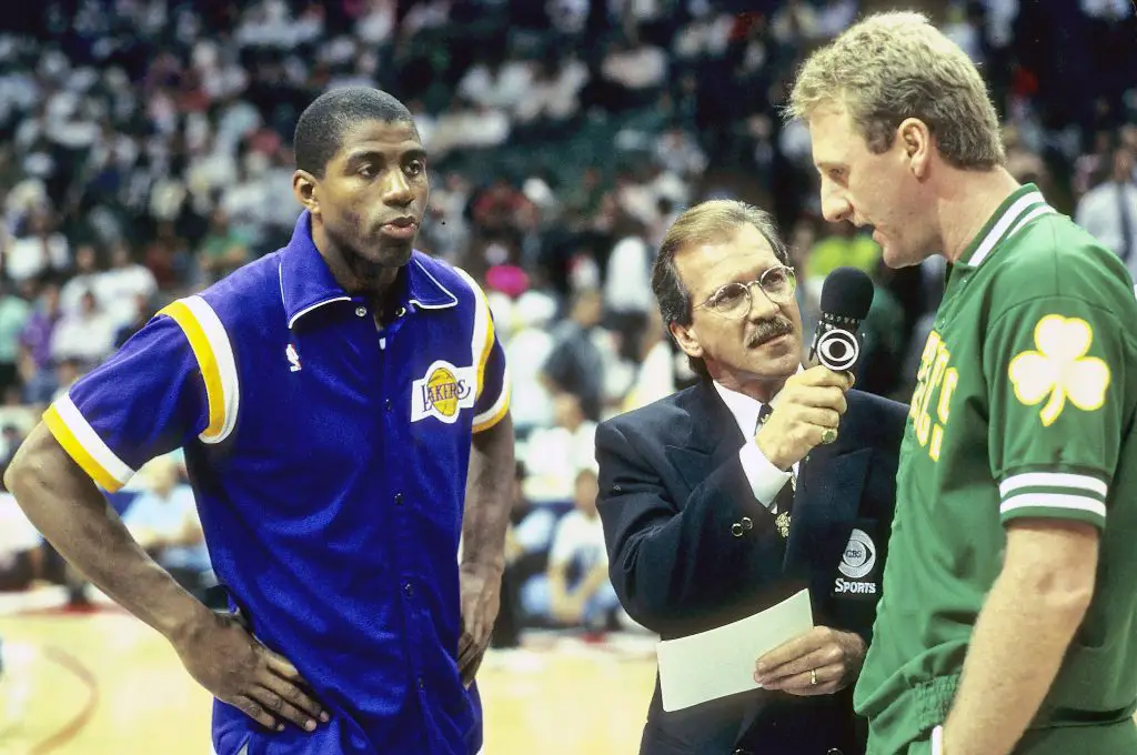 Larry Bird and Magic Johnson are legends in NBA