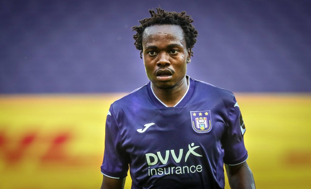 Al Ahly target Percy Tau during his time at Anderlecht in Belgium.