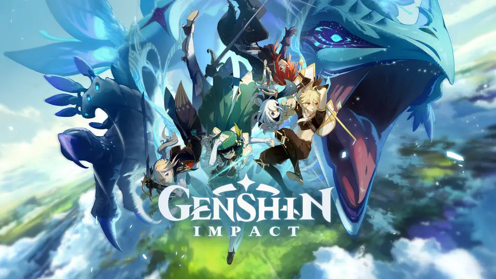 Various characters of Genshin Impact