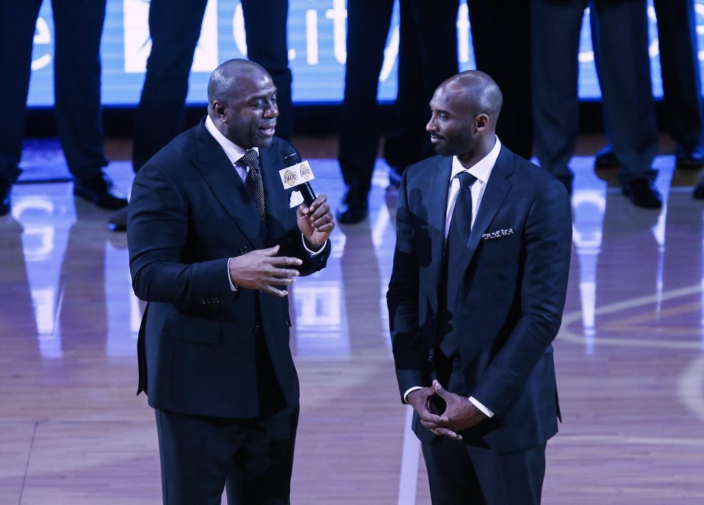 Magic Johnson 2023 - Net Worth, Salary, Records, and Endorsements 2 MagicJohnson with the late Kobe Bryant