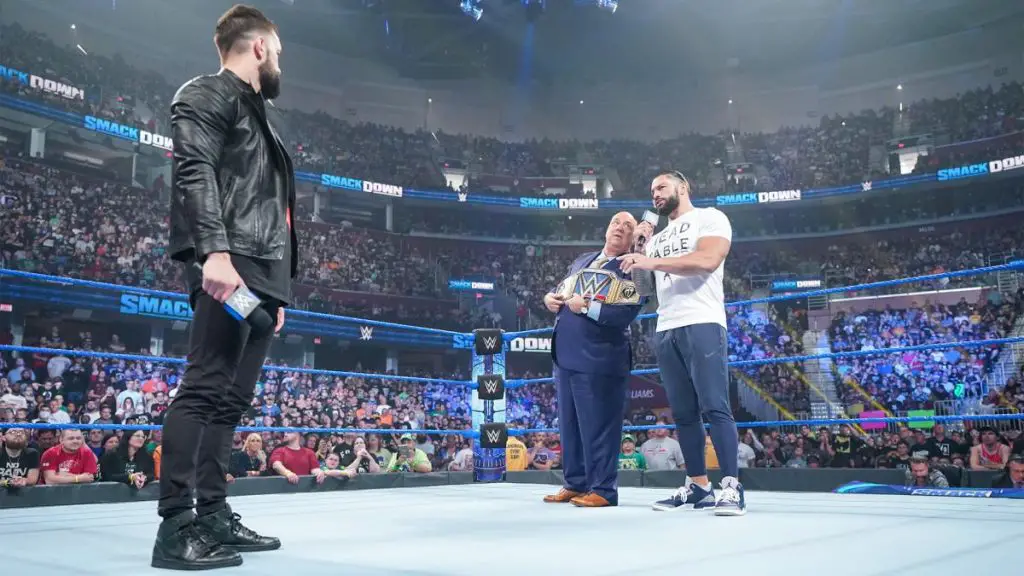 Roman Reigns accepted Finn Balor's challenge on SmackDown