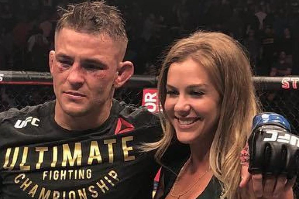 Dustin Poirier with wife Jolie Poirier