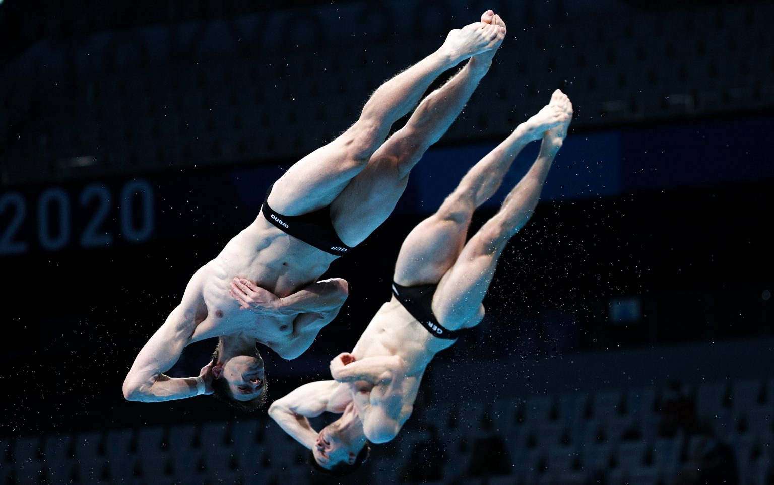 How deep is an actual-sized Olympic Games diving pool?