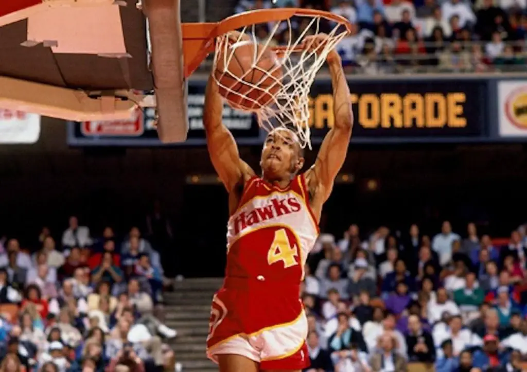 Anthony Spud Webb also played in the Slam Dunk contest