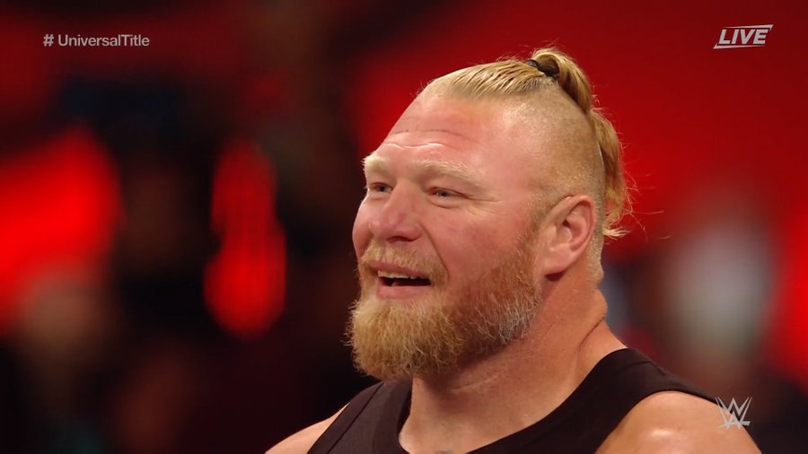 Brock Lesnar is sporting a ponytail hairstyle these days