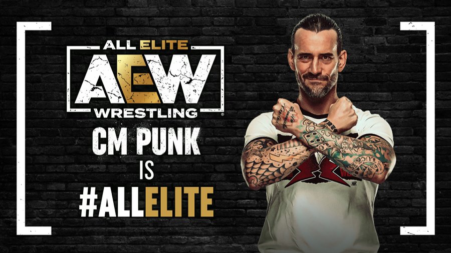 CM Punk made his wrestling return by debuting for AEW