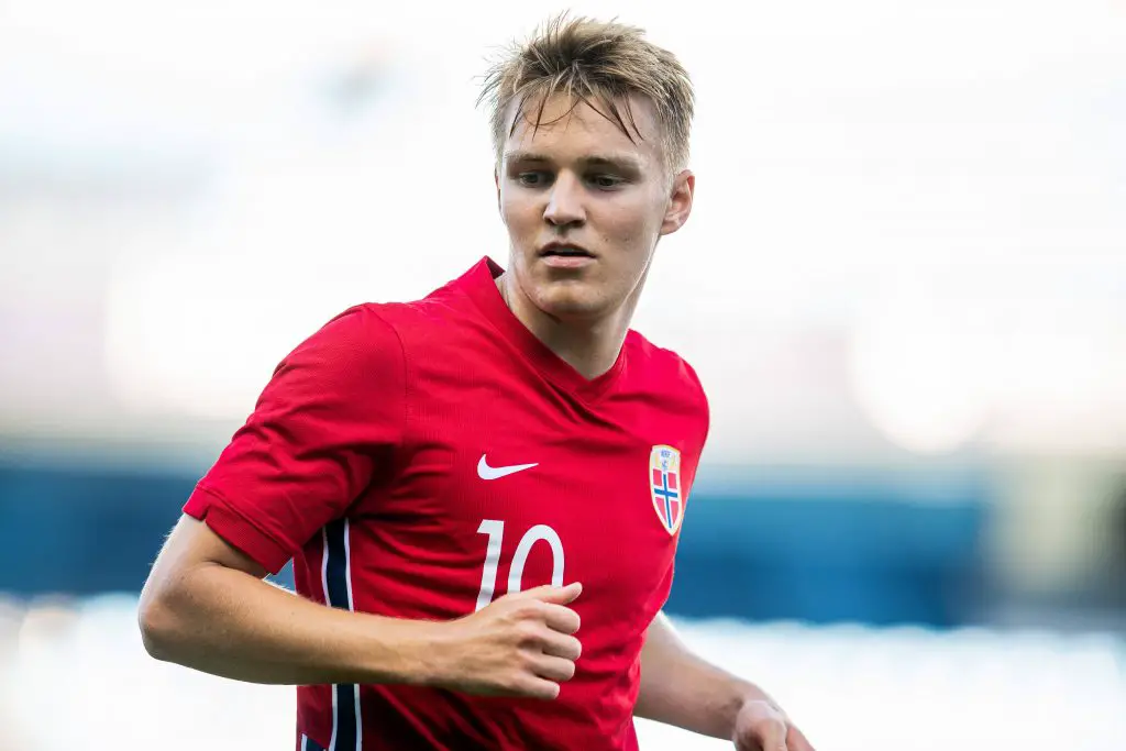 Martin Odegaard of Norway in action. 