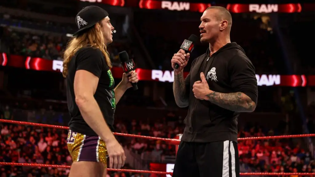 Randy Orton and Matt Riddle on WWE Raw