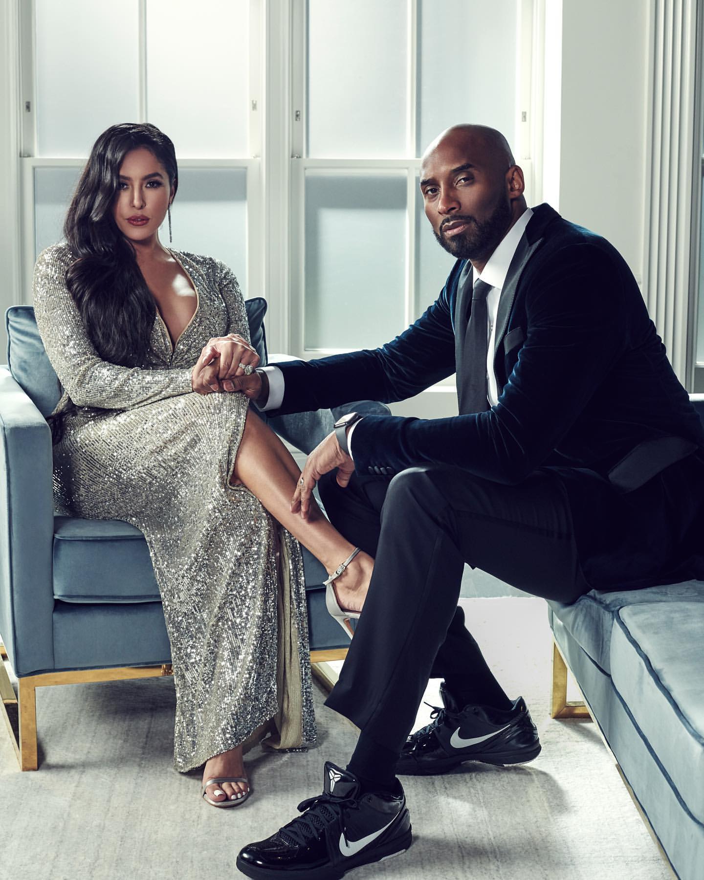 Vanessa Bryant and Kobe Bryant. 