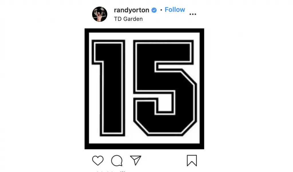 Randy Orton Instagram post
