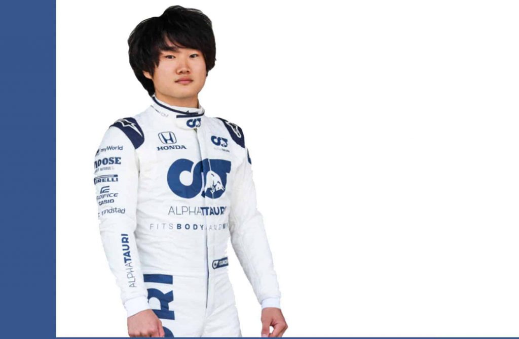 Yuki Tsunoda F1 2021 profile picture full size Photo AlphaTauri Edited by MAXF1net