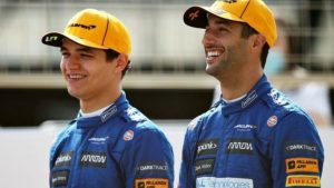Lando Norris and Daniel Ricciardo Twitter
