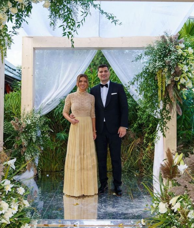(Photos) Simona Halep celebrates marriage to boyfriend Toni Iuruc