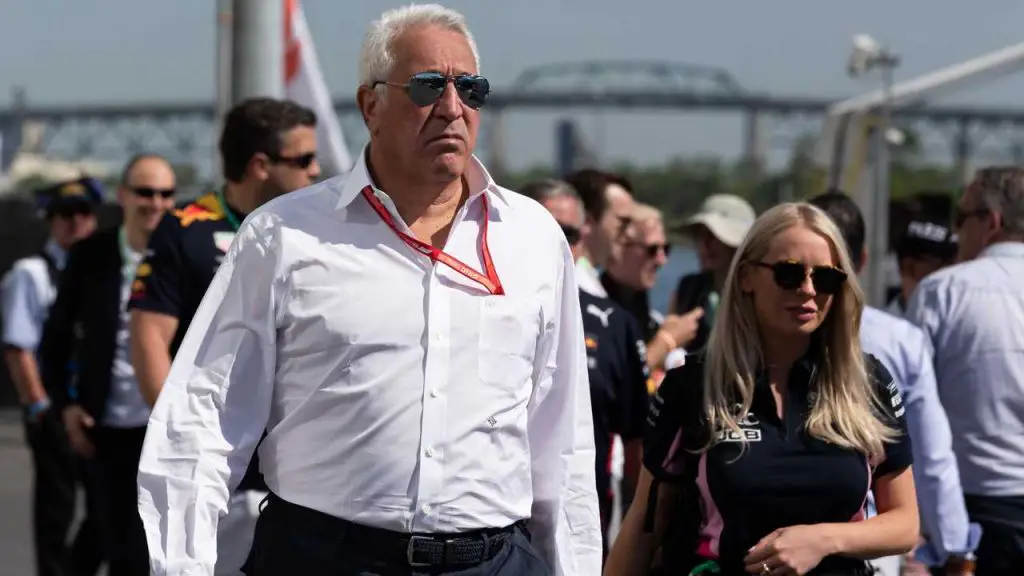 racing point owner lawrence stroll walking though the paddock at circuit gilles villeneuve montreal canada 2019