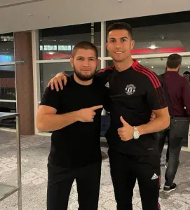 Ronaldo with Khabib