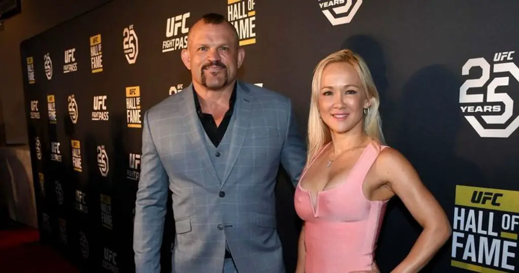 Chuck Liddell and his wife