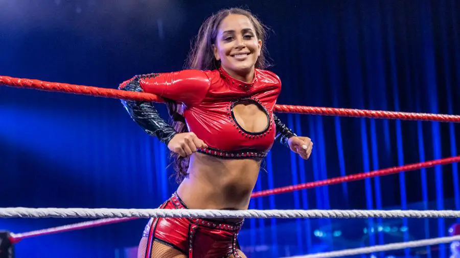 WWE News: WWE star Aliyah reacts as she returns again on SmackDown Live. 