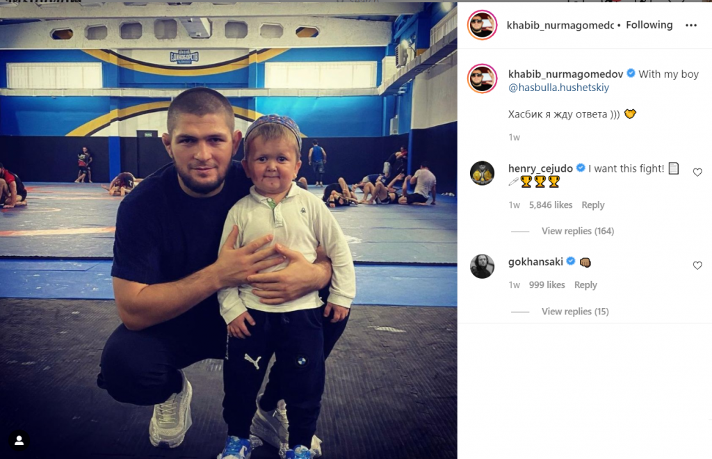 Khabib Nurmagomedov Hasbulla