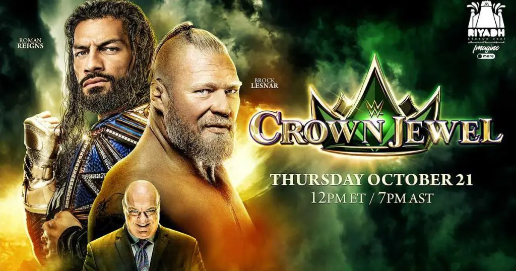 WWE Crown jewel 2021 date