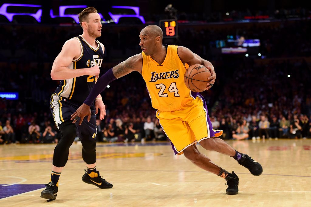 Kobe Bryant played for the Los Angeles Lakers