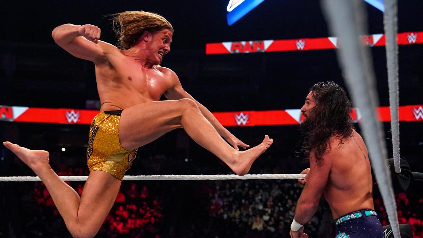 WWE Seth Rollins vs Miz Raw
