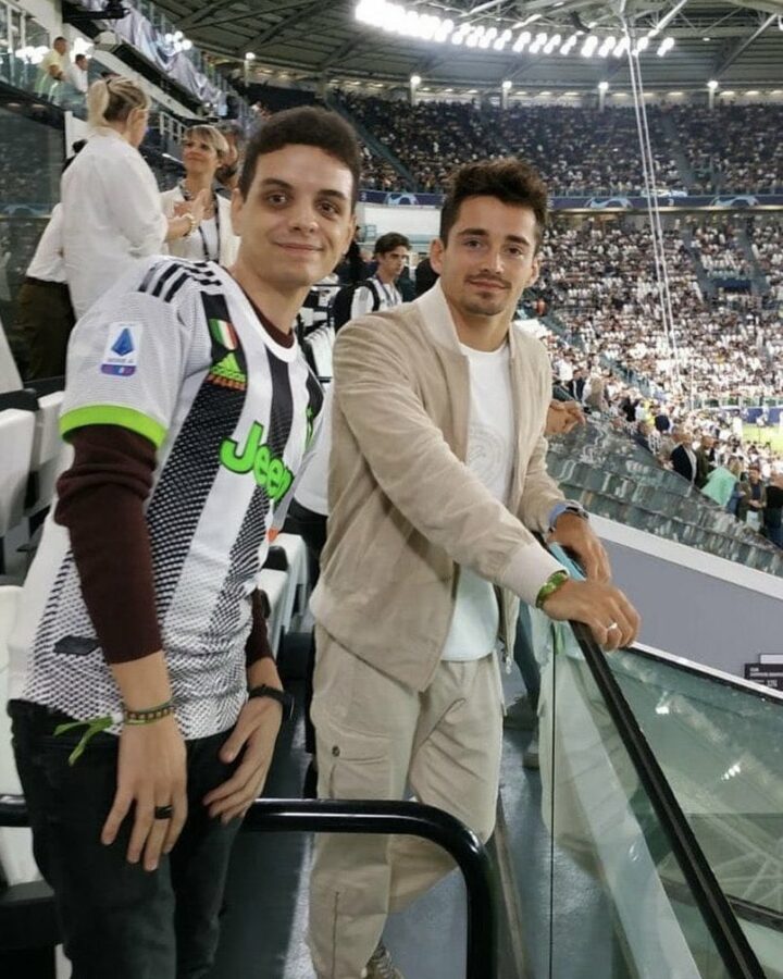 "He finally got to see a red team win" - Fans react as Charles Leclerc attends Juventus' Champions League match 1 20220915 111604