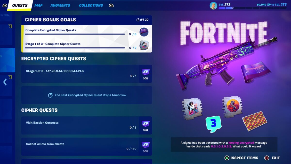 Fortnite Cipher Quests