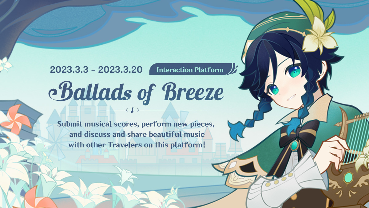 Genshin Impact Ballads of Breeze