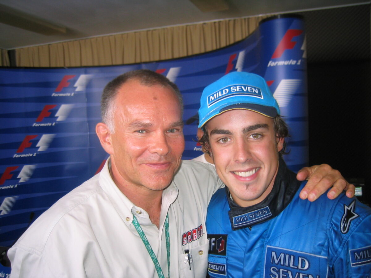 Peter Windsor and Fernando Alonso
