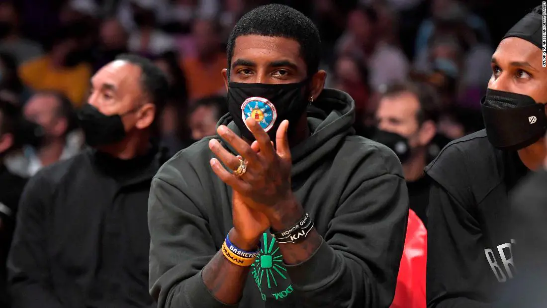 Kyrie Irving vaccination status - NO