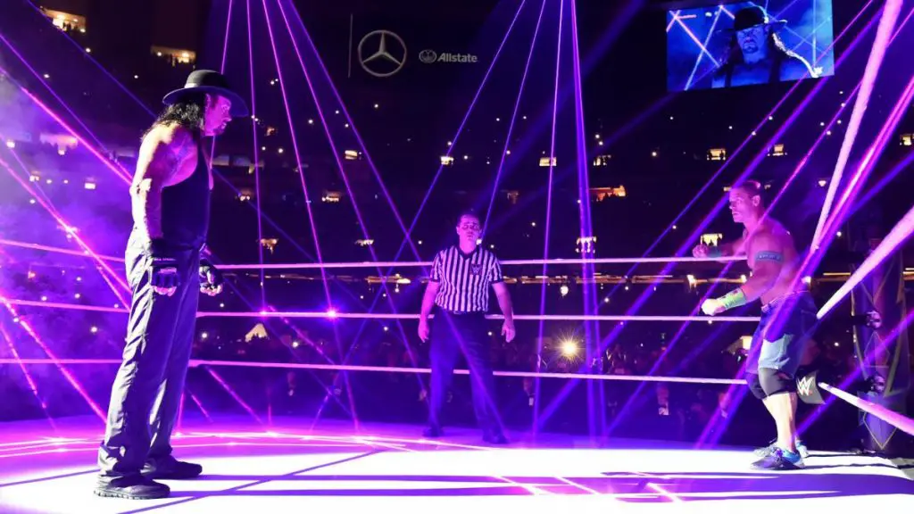 The Undertaker vs John Cena at WrestleMania 34 